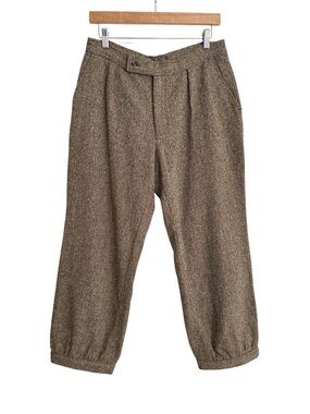 Vintage 50s Wool Tweed Knickerbocker Plus Fours Golf Pants Talon Zip 30 Waist